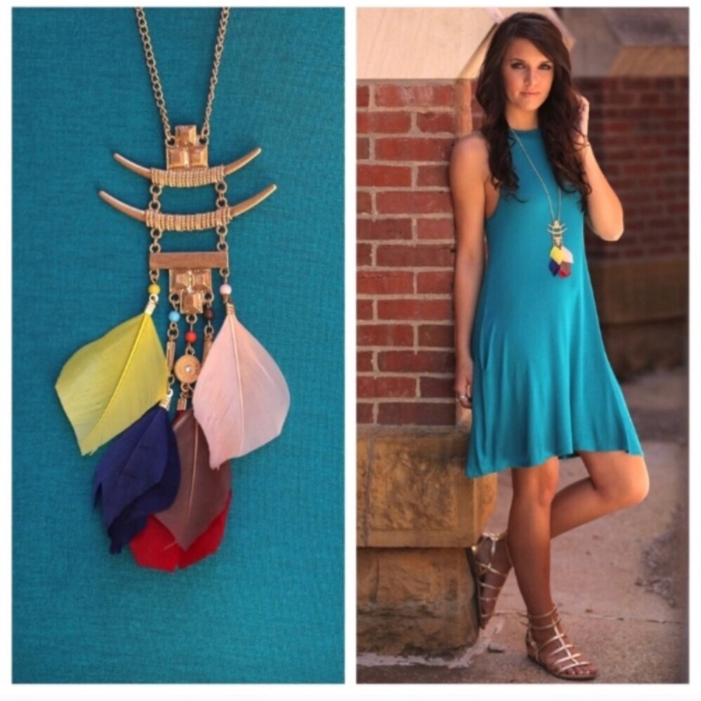 Long Necklace/Earrings Set